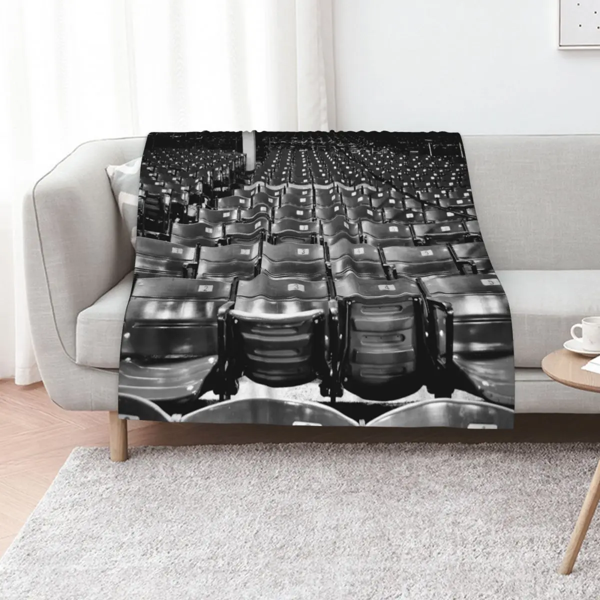 

Fenway Park Seats - Boston, Massachusetts Throw Blanket Decorative Throw Sofa Personalized Gift Luxury Brand Blankets