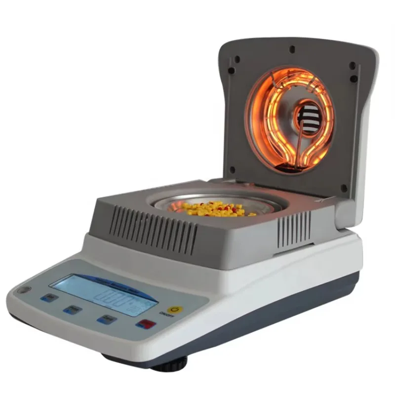 

High Precision Lab Halogen Moisture Analyzer Plastic Humidity Meter Crubber Moisture Teste Meter