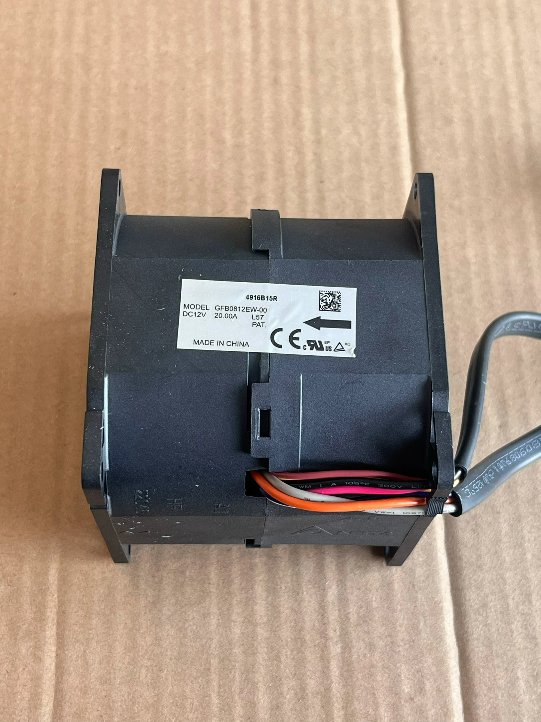 Heavy‑Duty Cooling Fan GFB0812EW‑00 8080 12V 20A for Delta