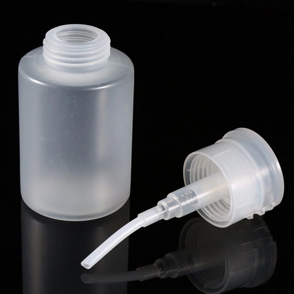 

Nail Polish Remover Bottle 150Ml Pump Dispenser Leak Proof Professional Manicure Tool Nail Art Oil Storage Container