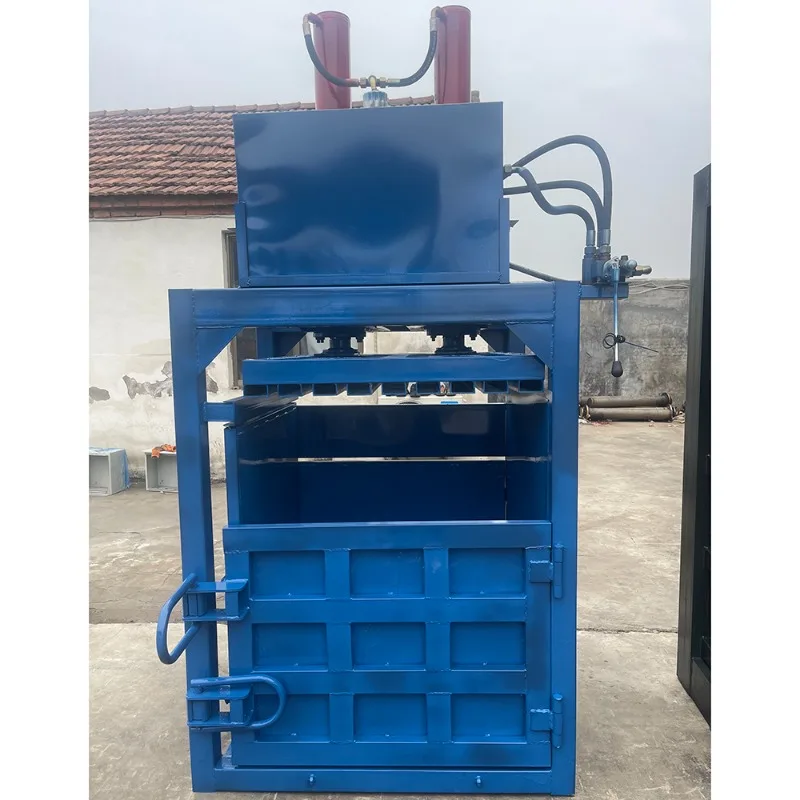 【2026】 Hydraulic Vertical Baler Suitable For Compressing And Baling Wheat Straw, Hay, And Textiles.