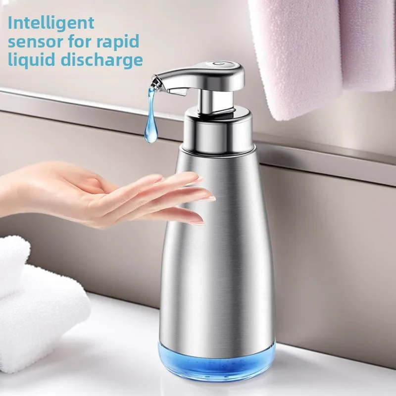 

Автоматический интеллектуальный дозатор жидкого мыла для пены, настенный перезаряжаемый жидкость для мытья посуды, антибактериальный