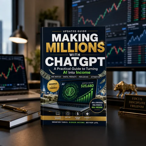 ChatGPT Income Guide Book, Learn How to Monetize AI Tools, Work From Home, Increase Passive Income With Step-by-Step Methods