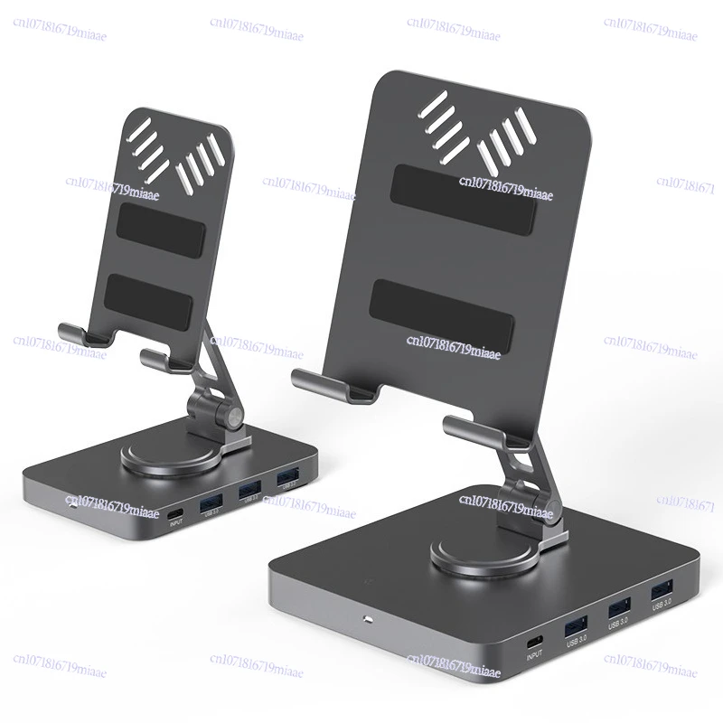 Typec docking station bracket high definition hub 180 degree adjustable mobile phone tablet usb3.0 docking station