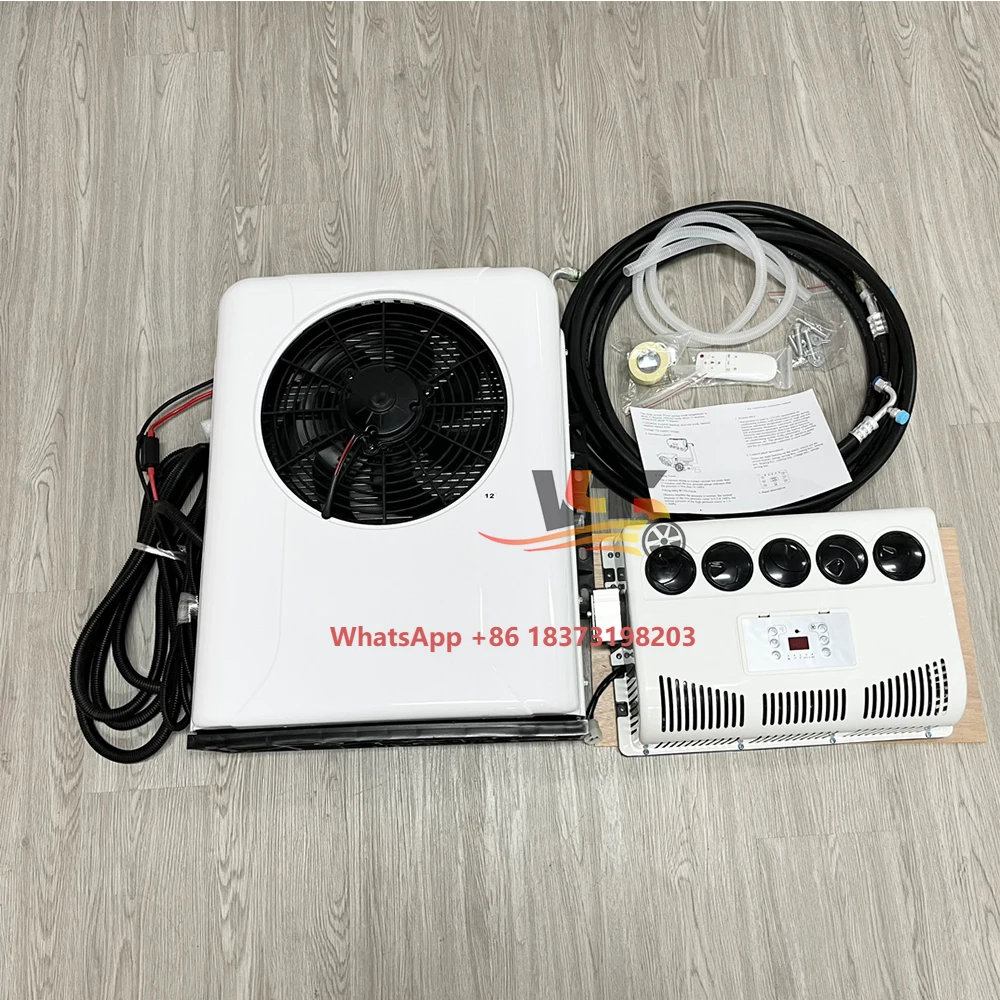 

12 V 12 Volt Semi Truck Air Conditioner Semi Battery Powered Electric AC Apu Unit for Split Truck Parking Air Conditioner
