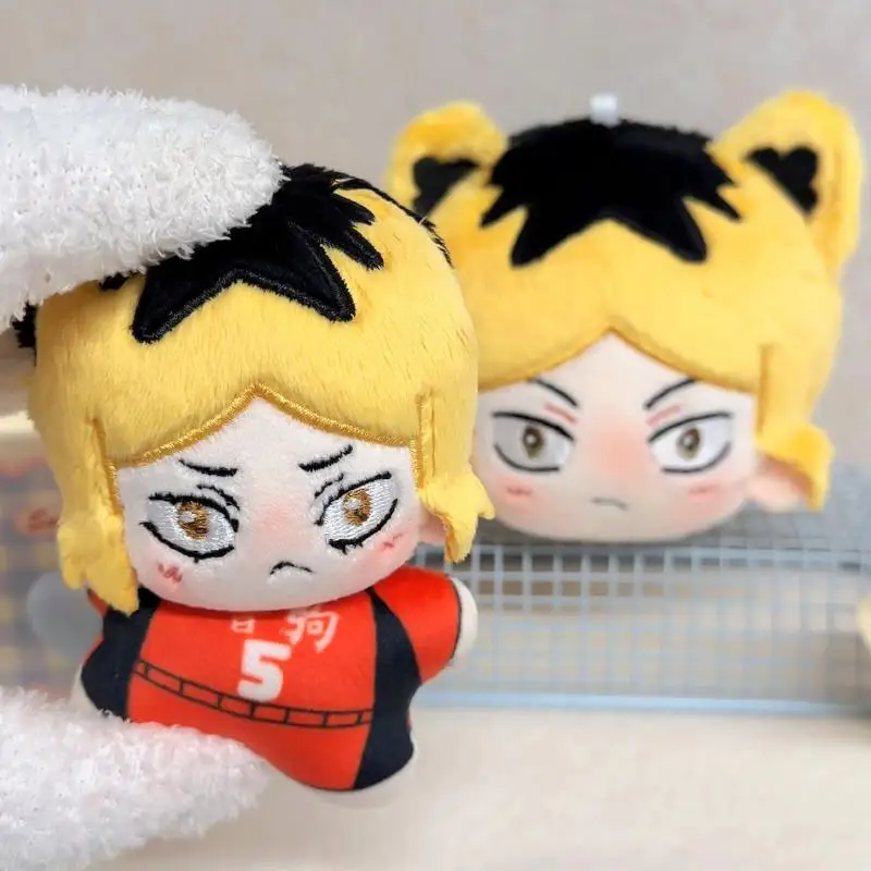 Japanese Anime Haikyuu Kozume Kenma Q Version Facial Embroidery Plush Doll Handbag Hanging Ornaments Anime Enthusiast Collection