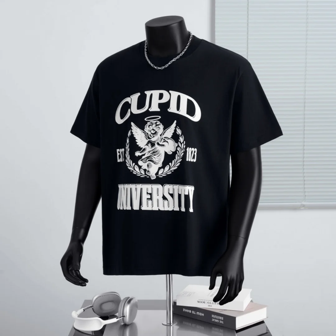 

Модная хлопковая футболка с коротким рукавом для мужчин, женщин и детей, удобная мягкая футболка, повседневная одежда, дышащая, легкая, стильная одежда