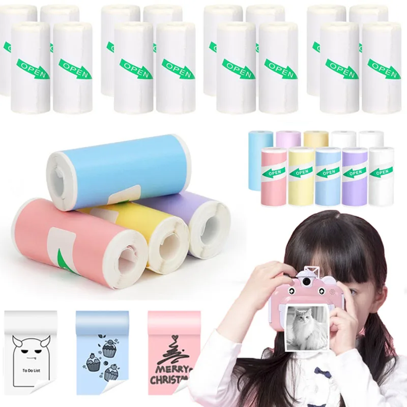 1/5 Roll Thermal Printer Paper Self-Adhesive Mini Pocket Pri