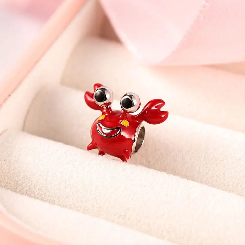 New 925 Silver Delicious Burger Fruit Watermelon Pendants Charms Beads Fit Original Pandora Bracelet DIY Jewelry For Women 2024