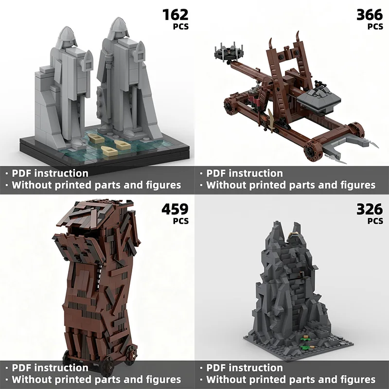 

Соберите строительные блоки и построение сцены с блокими для средней сцены в фильме «Фантазия колец»