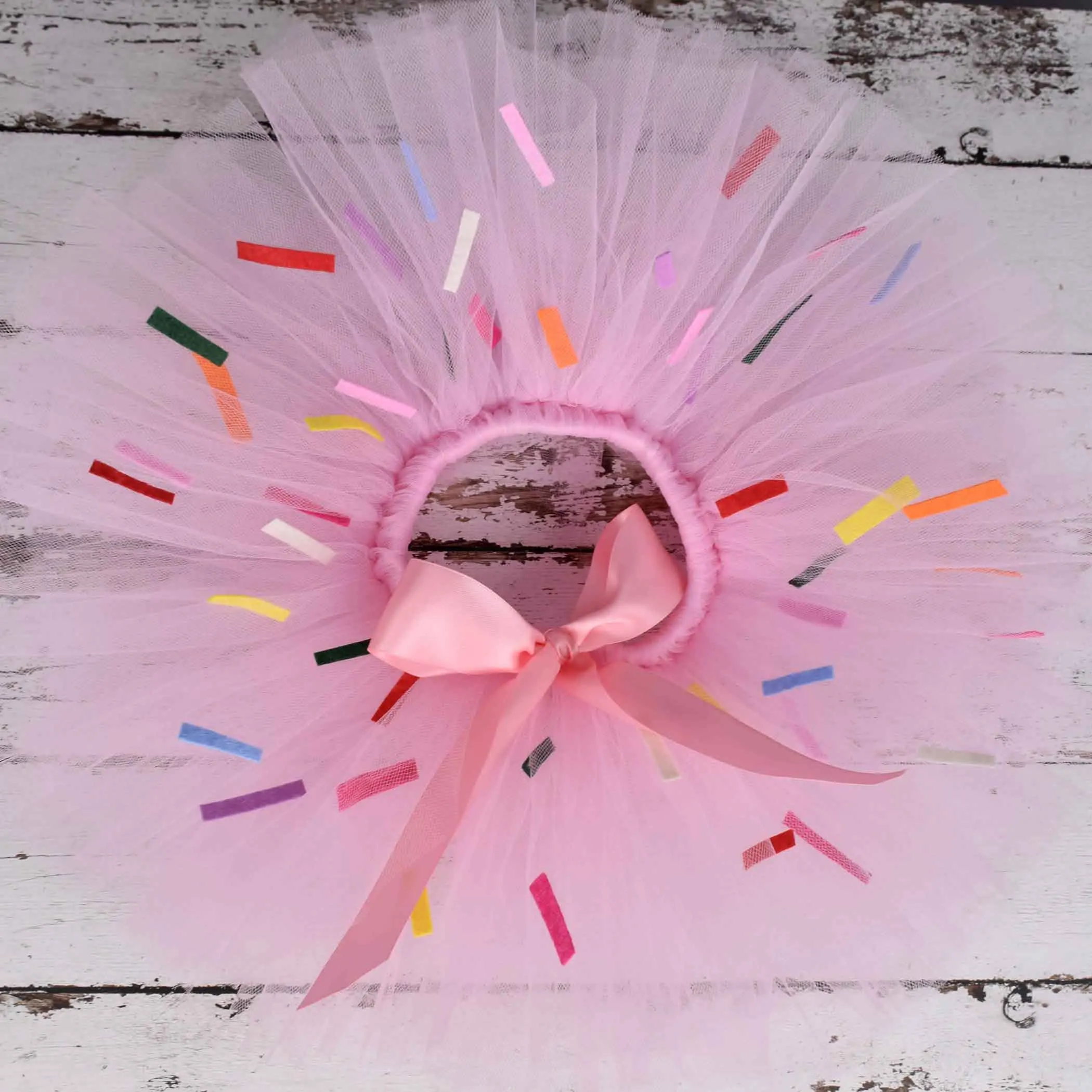 

Pink Candy Donuts Girl Sprinkles Tutu Skirt Baby 1st Birthday Party Costume Kids Dance Skirt Tulle Skirt Party Dresses for Girls