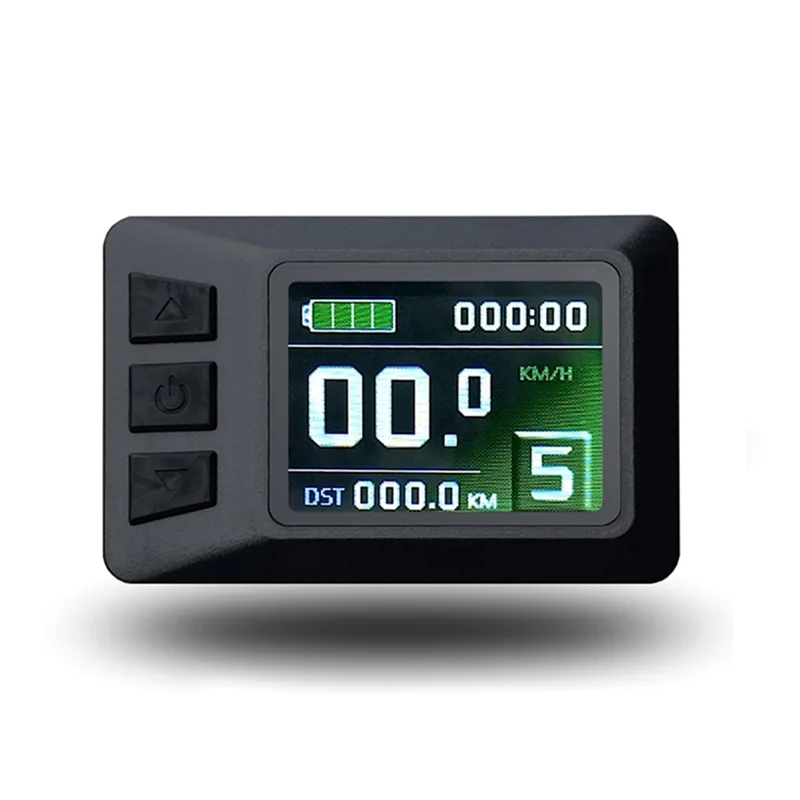 

Дисплей Ebike 24 В/36 В/48 В для комплекта для переоборудования электрического велосипеда для среднего двигателя Bafang KT-LCD7C Дисплей SM Plug