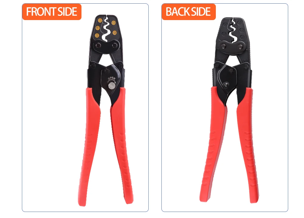 Insulated Terminals & Non-Insulated Terminals Cold Crimping Pliers Multifunctional Ratchet Crimping Tool YEJ-16MA/6MA/1MA