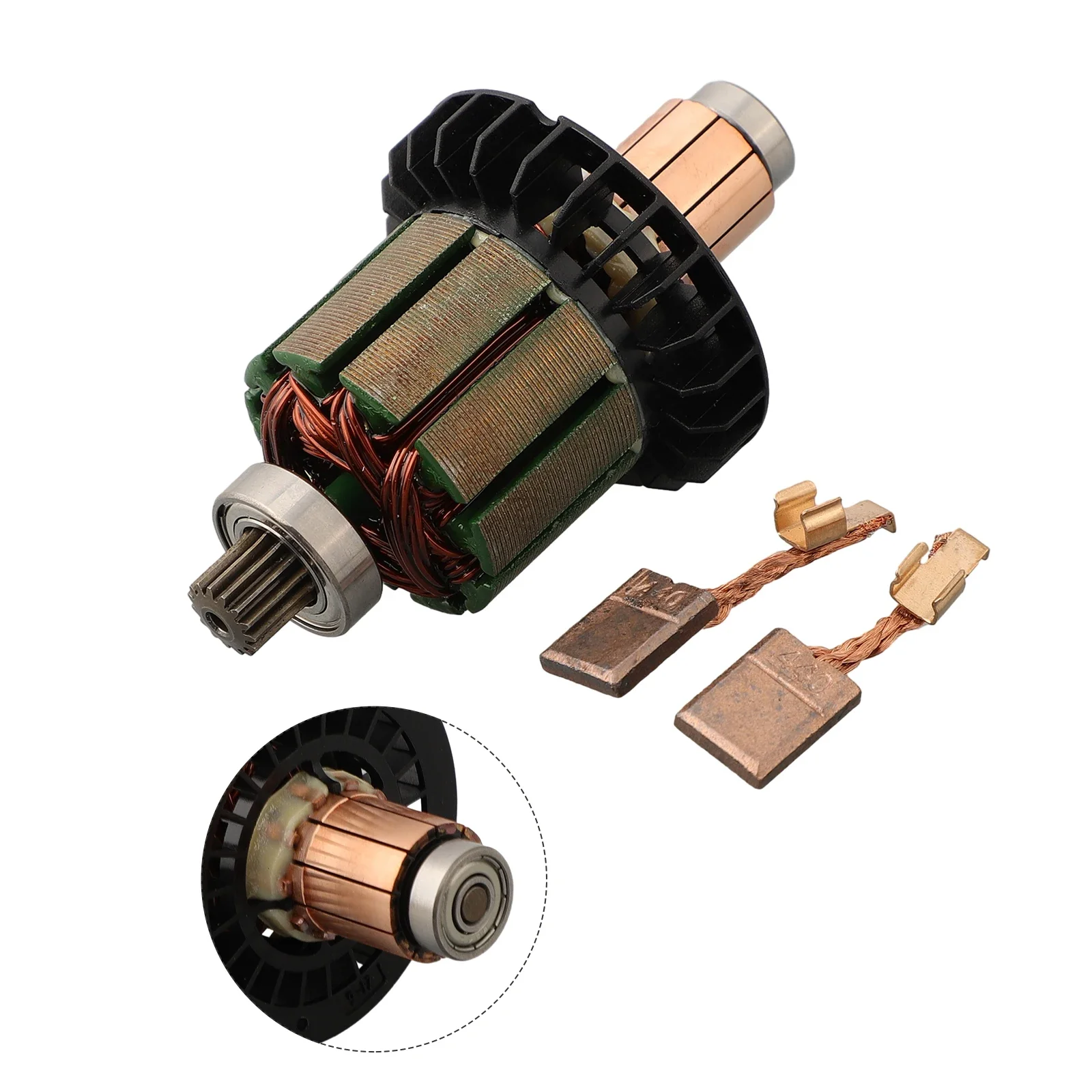 

194427-5 Carbon Brush Armature With Carbon Brush DIY Projects 13*13*10mm Carbon Brush Package Included For DDF482Z