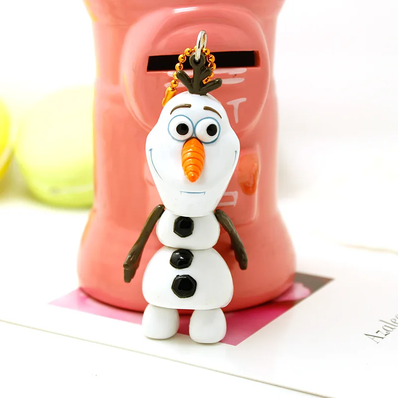 Disney Frozen Pupazzo di neve Olaf 4.5 cm Mini Figura Anime Decorazione Collezione Figurine Mini bambola Giocattoli Modello per Premio Piccoli regali
