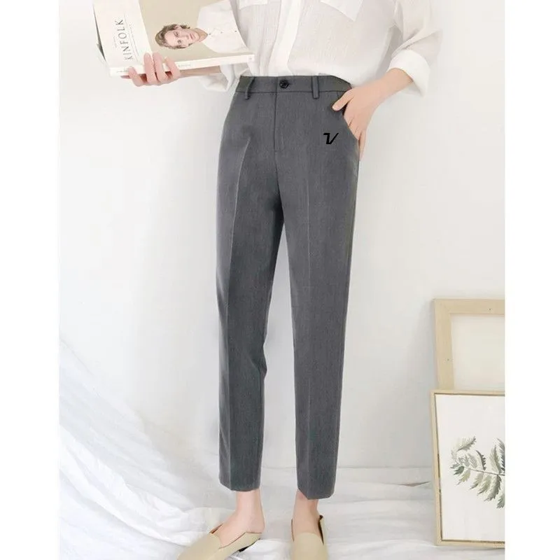 정품골프웨어 High Quality Golf Pants Women Golf Wear 2025 Spring New Suit Pants Fashion Straight Casual Pants Women Golf Clothing 신상바지