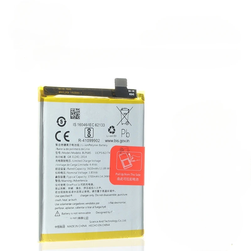 BLP685 3700mAh For Oneplus 6T /Oneplus 7 High Capacity One Plus Phone Batteries Mobile Phone Batteries