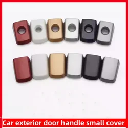 For NISSAN 2008-2015 QASHQAI J10 Car Exterior Door Handle Small Cover Outer Handle Cover  Lock Cylinder  Cover  Key Hole Cover
