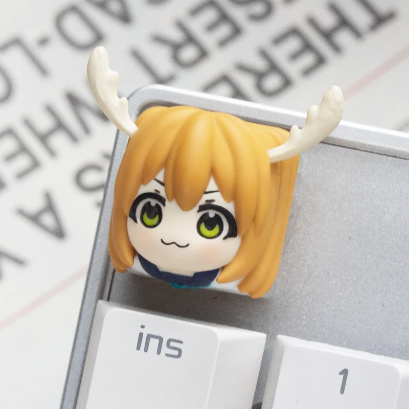 

My Deer Friend Nokotan Anime Series Key Caps Resin Layered Drip Gel MX Switch Art Keycaps for Mechanical Keyboard Accessories