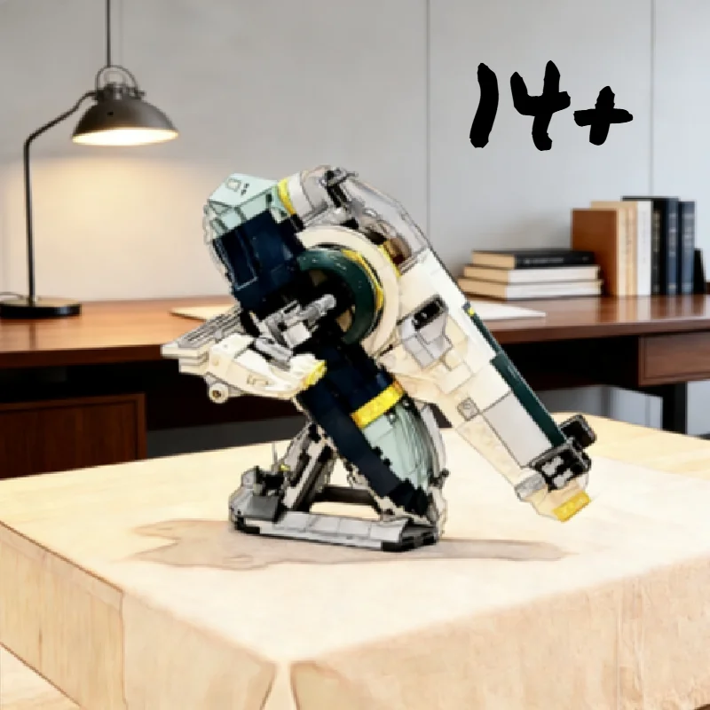 2026年新作「クローン・アタック・オブ・ザ・クローンズ」ジャンゴ・フェット・スターシップ組み立て式スターウォーズおもちゃ、14歳以上の男の子と女の子に最適、誕生日プレゼント