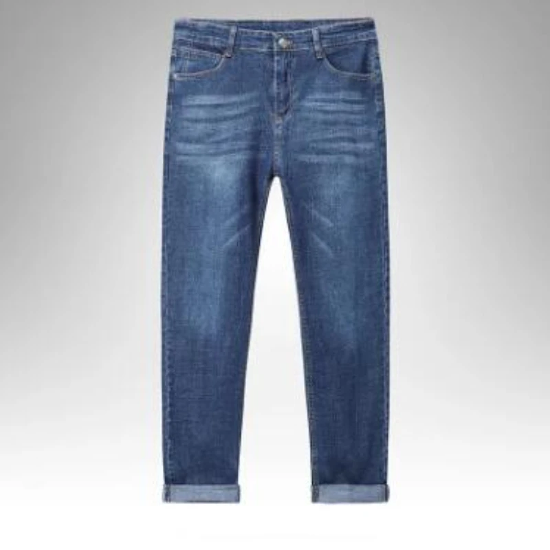 Stretch Autumn/Winter Men's Jeans Men's Style Straight and Versatile Long Pants