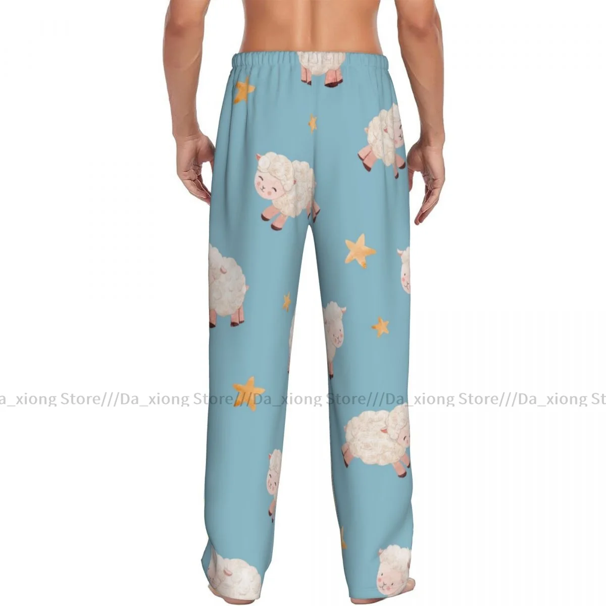 Cute Sheep Mens Pajamas Pyjamas Pants Lounge Pants Sleep Bottoms