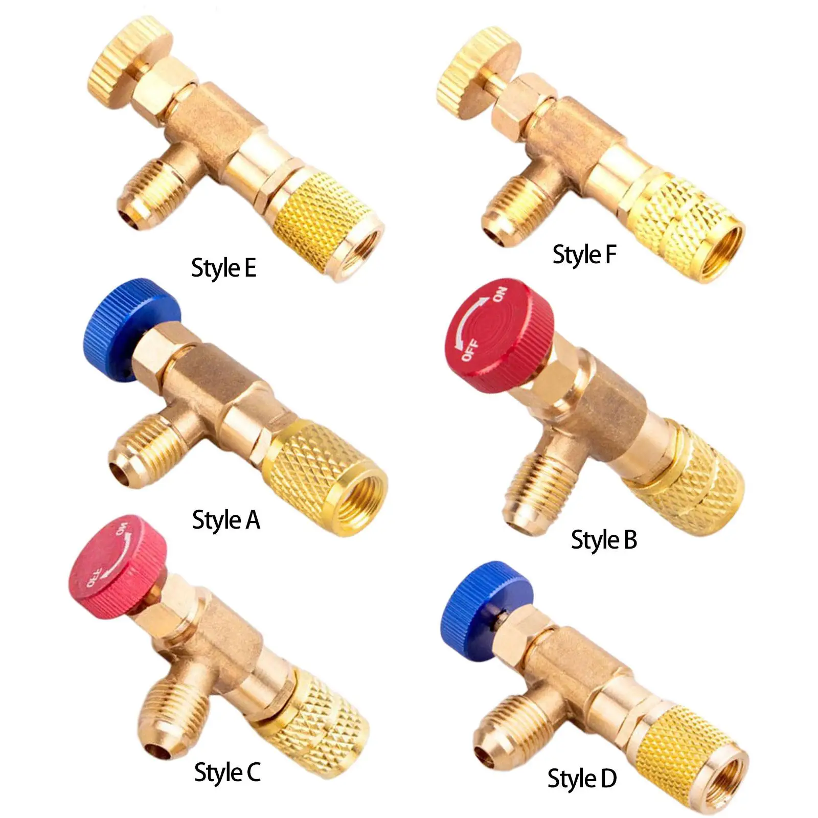 Adapter ładowania chłodniczego Sterowanie zaworem kulowym Narzędzie chłodnicze Adapter złącza do wymiany części serwisowej zaworu