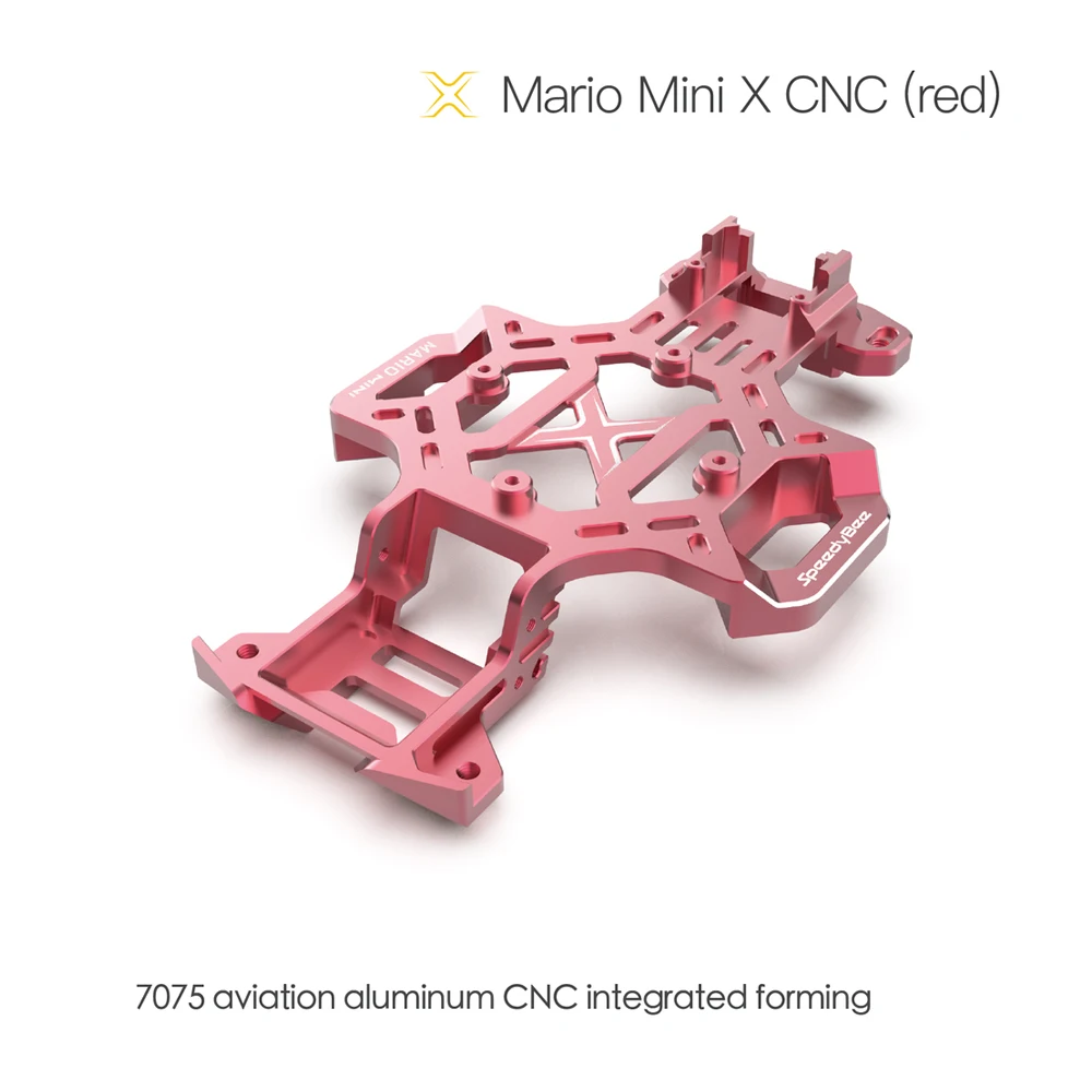 SpeedyBee Mario Mini X CNC Kit 7075 Aluminum Alloy Black Red Purple Upgrade Parts For FPV Racing Drone Quadcopter Accessories