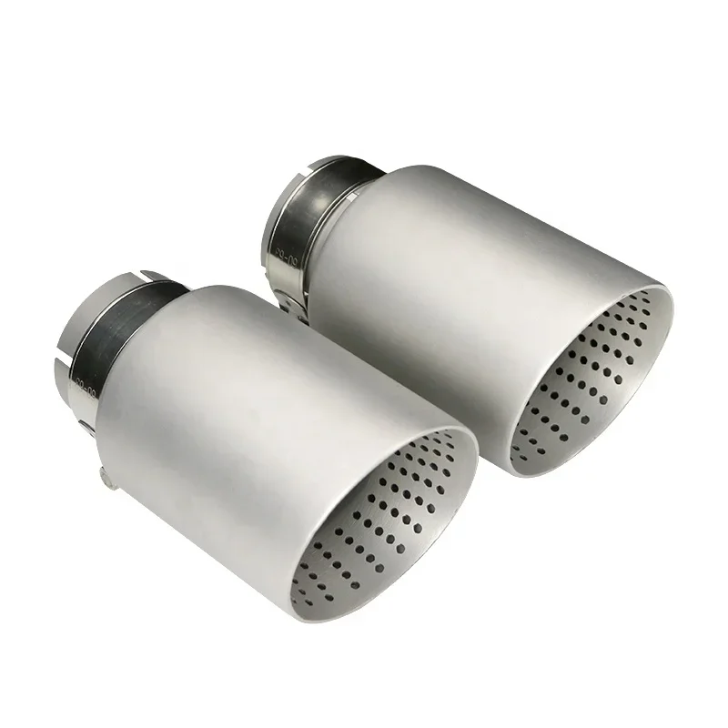 

Sand Blasting Stainless Steel Exhaust Tail Tips for Tiguan Exhaust Muffler pipes