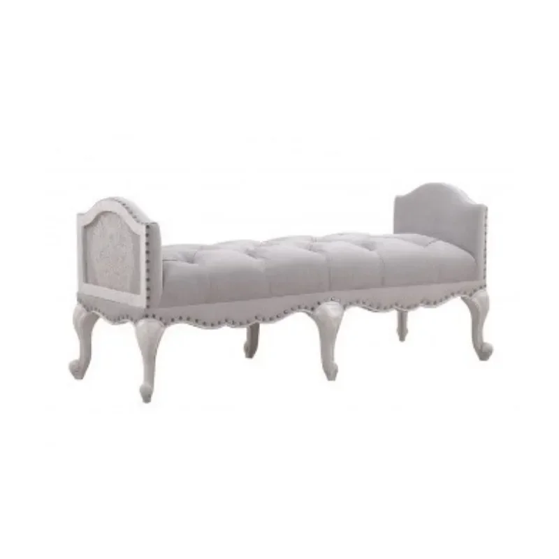 

American Bedroom Sail Stool Concubine Bed Bench Full Solid Wood Tea Bench Nordic Bedroom Room Front Bed