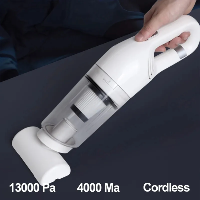 

NEW Car Vacuum Cleaner for Office Car Pet Hair Cordless Household USB Chargable 13000Pa Suction Handheld Vacuum Cleaners