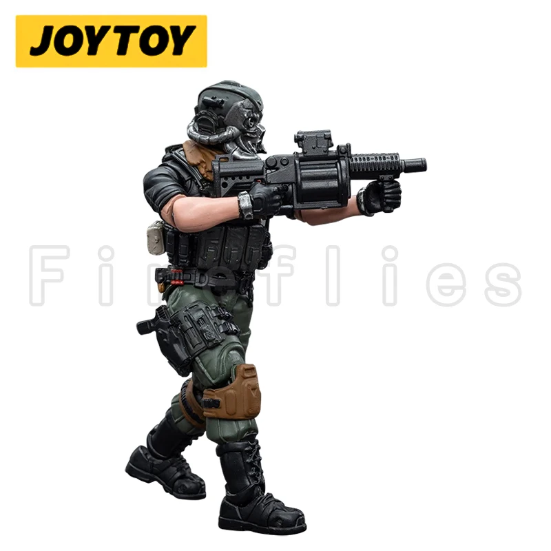 JOYTOY-figura DE ACCIÓN DE 1/18 pulgadas, paquete de promoción de constructor del ejército anual, modelo de juguete de Anime 08-15, 3,75