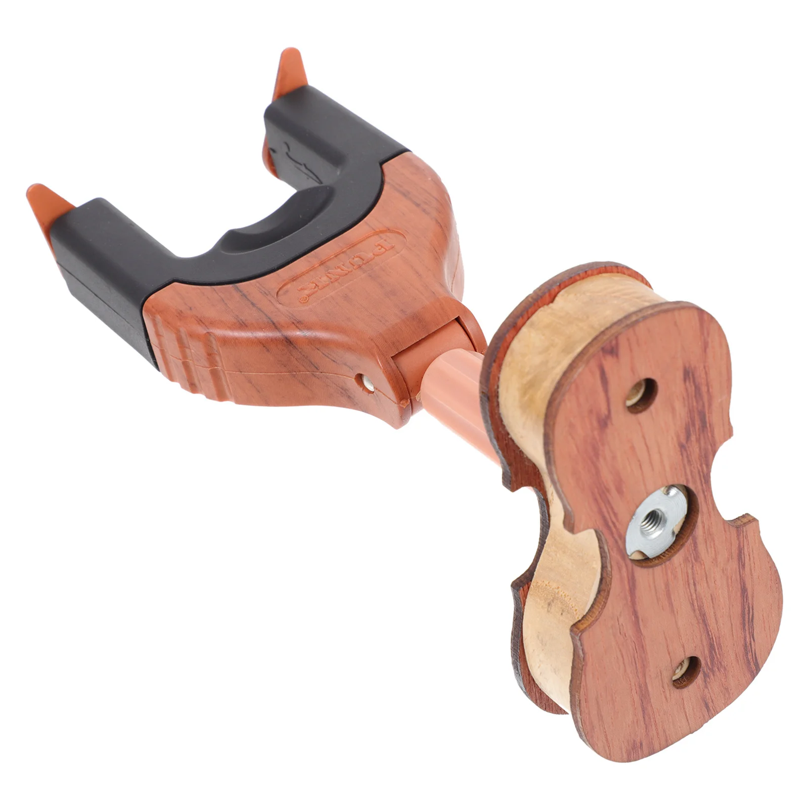 

Mounted Automatic Lock Hook Ukulele Holder Wall Wooden Hanger Silica Gel Violin Hooks for