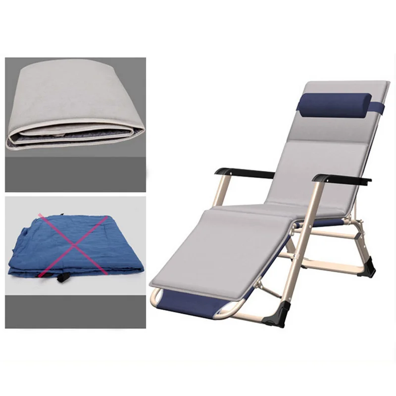 Hot sale solid adjustable headrest outdoor sunbed folding zero gravity recliner chair