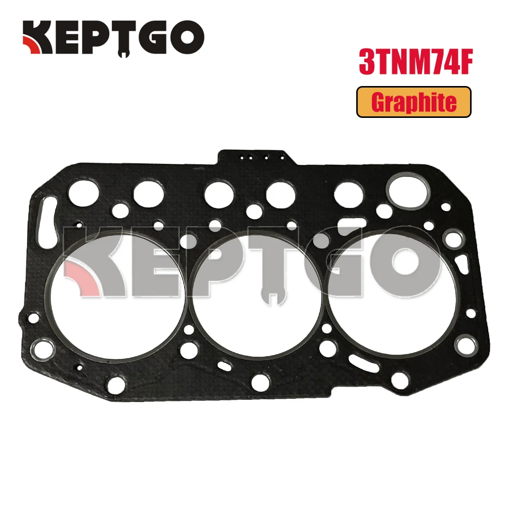 New 3TNM74F Cylinder Head Gasket For Yanmar 3TNM74F Engine (Graphite)