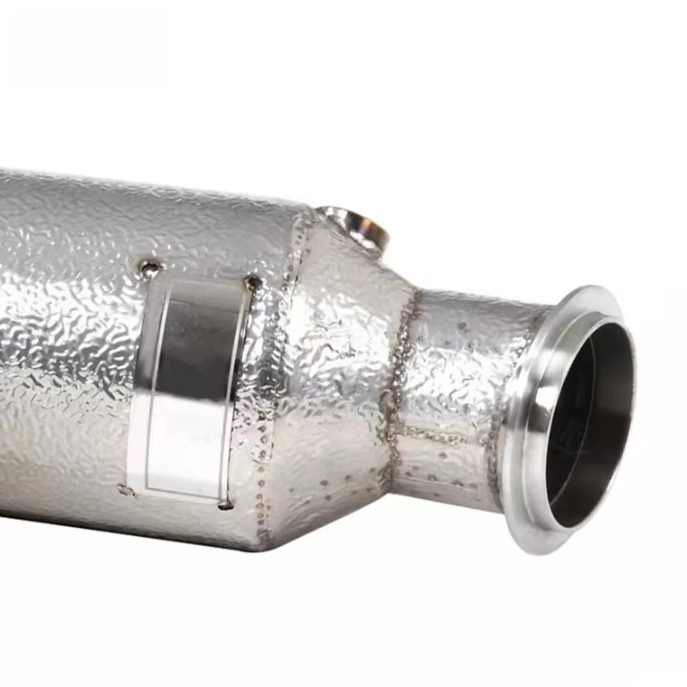 JTLD China Factory Price Stainless Steel for Alfa Romeo Giulia Quadrifoglio V6 Exhaust Downpipe with Heat Shield