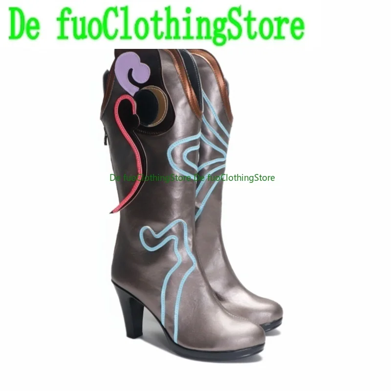 أحذية DeFuoClothing Anime LCosplay المعرض الهزلي شرف الملوك Sun Shangxiang سأل شوان جيلونج عن أحذية تنكرية لعمرها #4