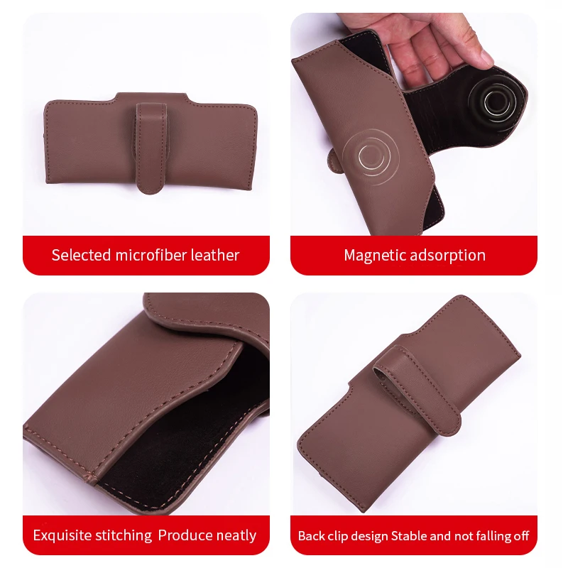 اكسسوارات السيارات الداخلية الشمس قناع صندوق تخزين النظارات الشمسية لتويوتا TRD فورتشنر هايلاندر مارك-X ميراي هليكس بيكانتو سوبر #3