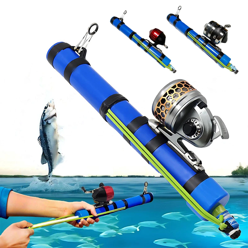 

Удочка для ловли катапульты, инструмент для литья рогатки с регулируемыми латексными трубками и эргономичной ручкой для морской воды