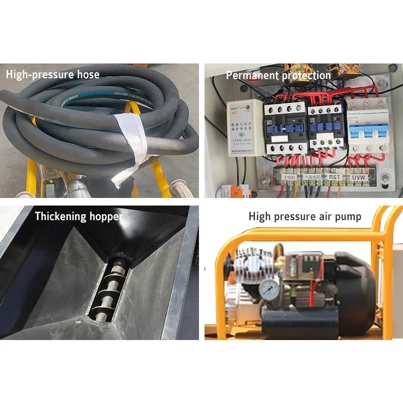 Site Construction Works Factory Sale Brick Wall Cement Sprayer Machine Concrete Paint Mortar Plaster Spray Machines for Site Use