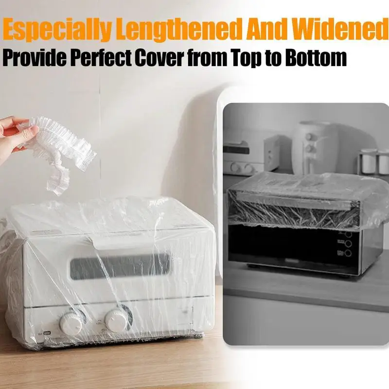 Disposable Dust Cover Household Appliances Extra Large Thickened Fan Rice Cooker Microwave Oven Stain Resistant Wrap