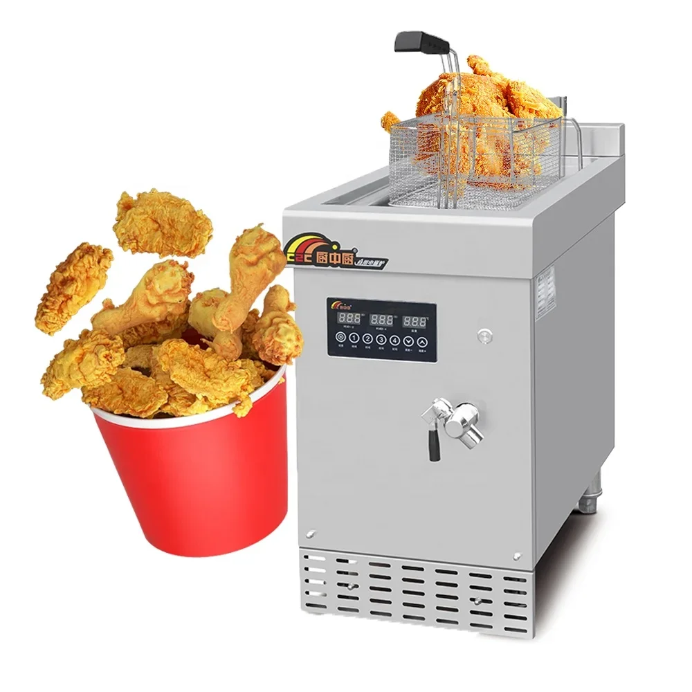 22L Commercial Fryer French Fries Fryer Machine Induction Friteuse Professionnel Industrial Commercial Electric Deep Fryers