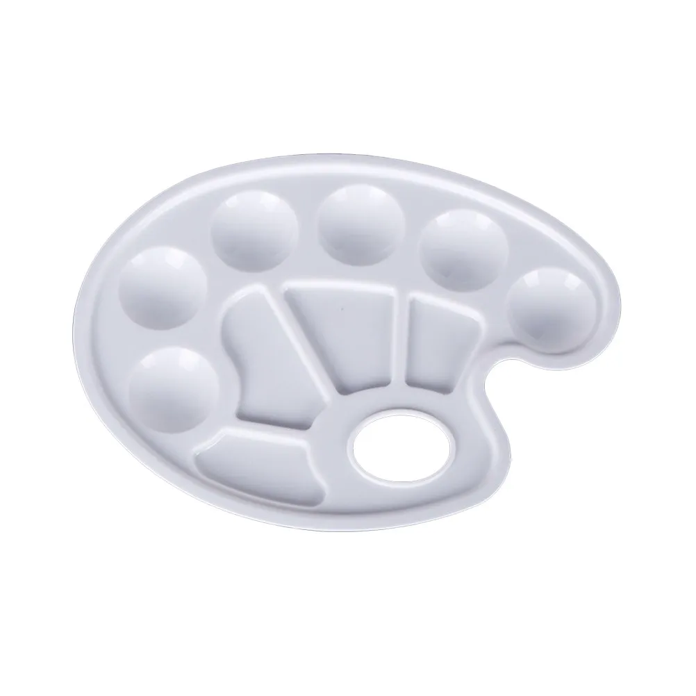 2Pcs Plastic Paint Tray Painting Supplies For Palette Safe Non-toxic Lightweight Easy Rinse