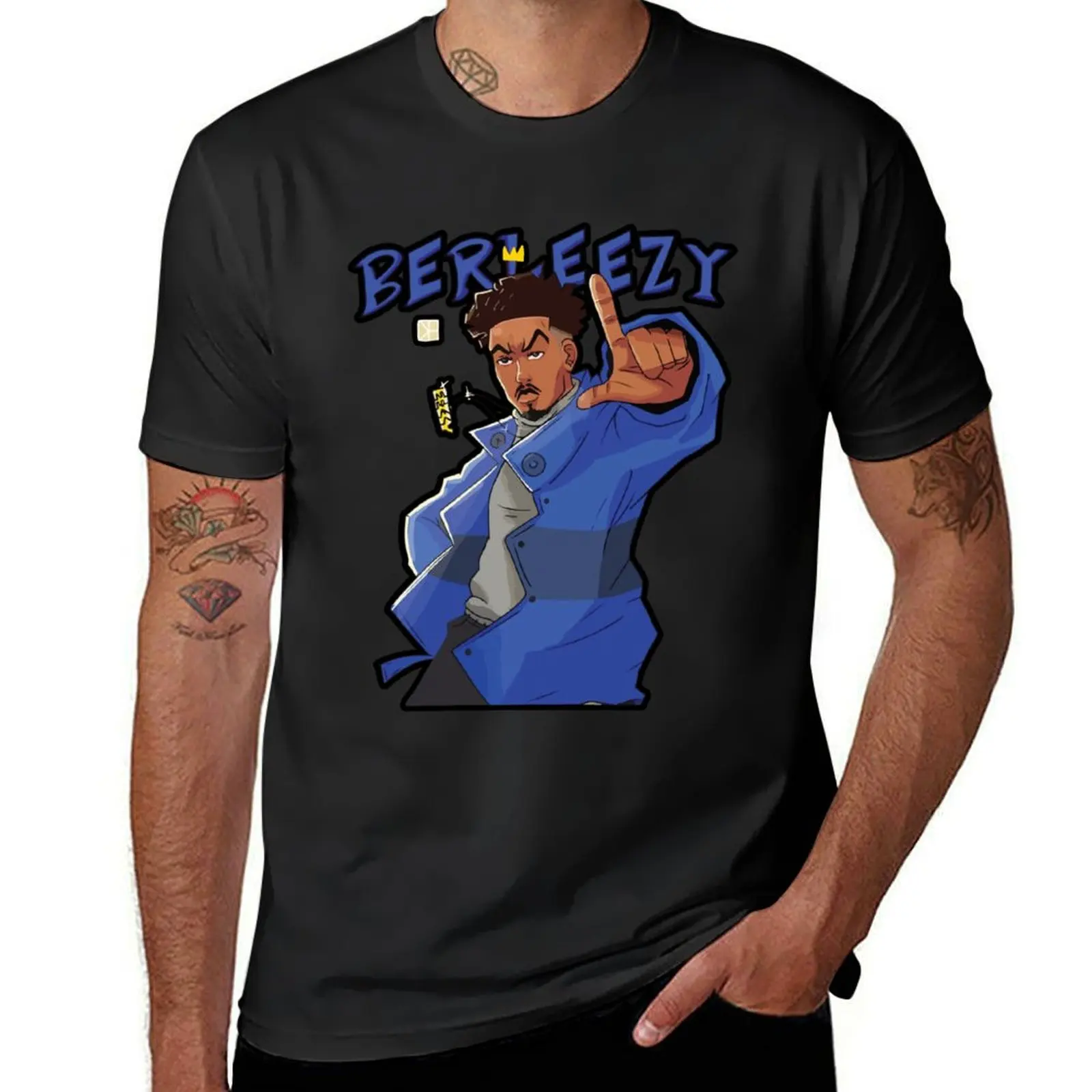 berleezy T-Shirt customizeds summer tops aesthetic clothes mens t shirts