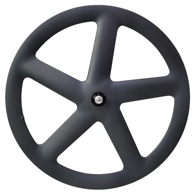 

700C Carbon Fiber Bicycle Wheel 5-Spoke Design 20mm Width And 50mm Depth