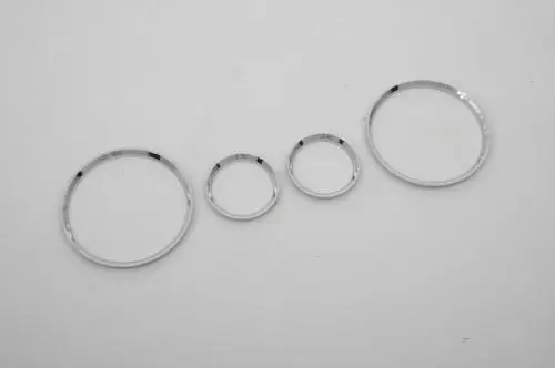 

One Set of 4 Pieces - Chromium Styling Dashboard Gauge Ring Set For Opel Corsa B