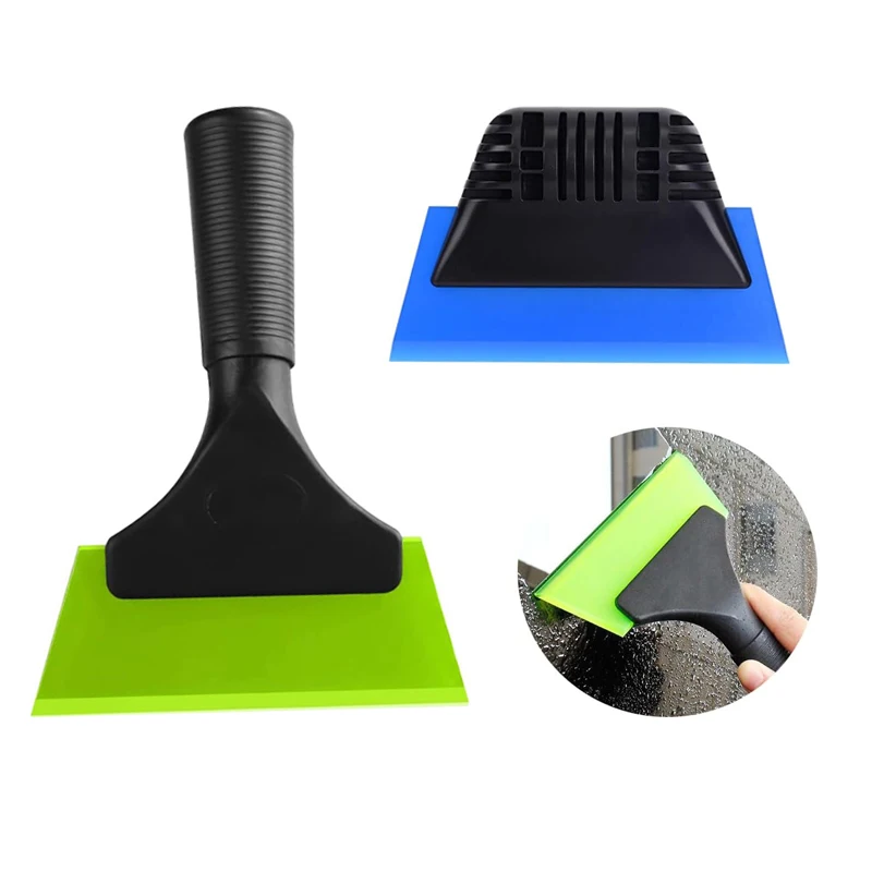 Raspador de silicona para escurridor de goma de vidrio de coche, herramienta de tinte de ventanilla, limpiaparabrisas de agua de vidrio, limpieza de espejo, hoja de agua, accesorios para coche