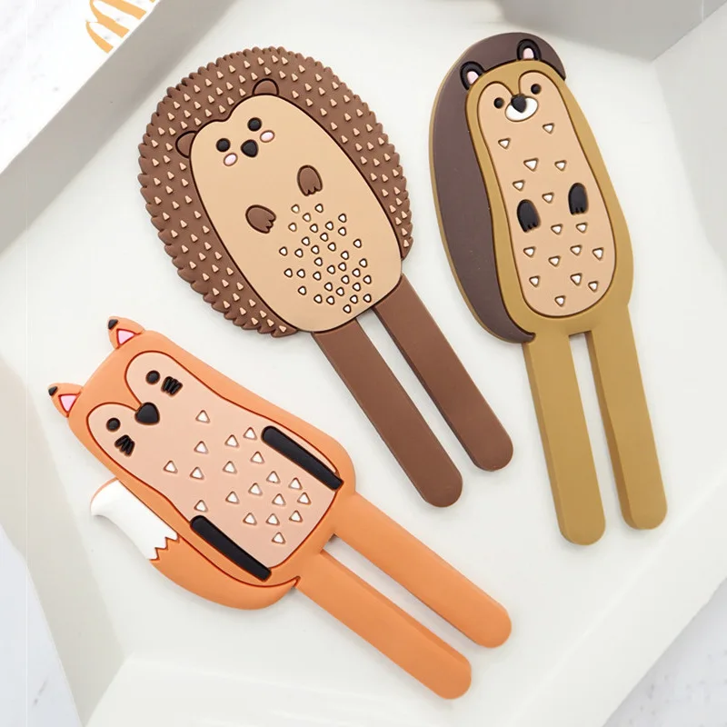 Scandinavian Animal Magnetic Fridge Sticker Hooks, Nordic Creative Cartoon Design, The Body Can Be Bent Hundred Changes