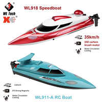 WLtoys WL918 / WL911-A RC Boat 2.4Ghz High Speed Racing Ship Strong Power Remote Control Speedboat Toys for Adults Children
