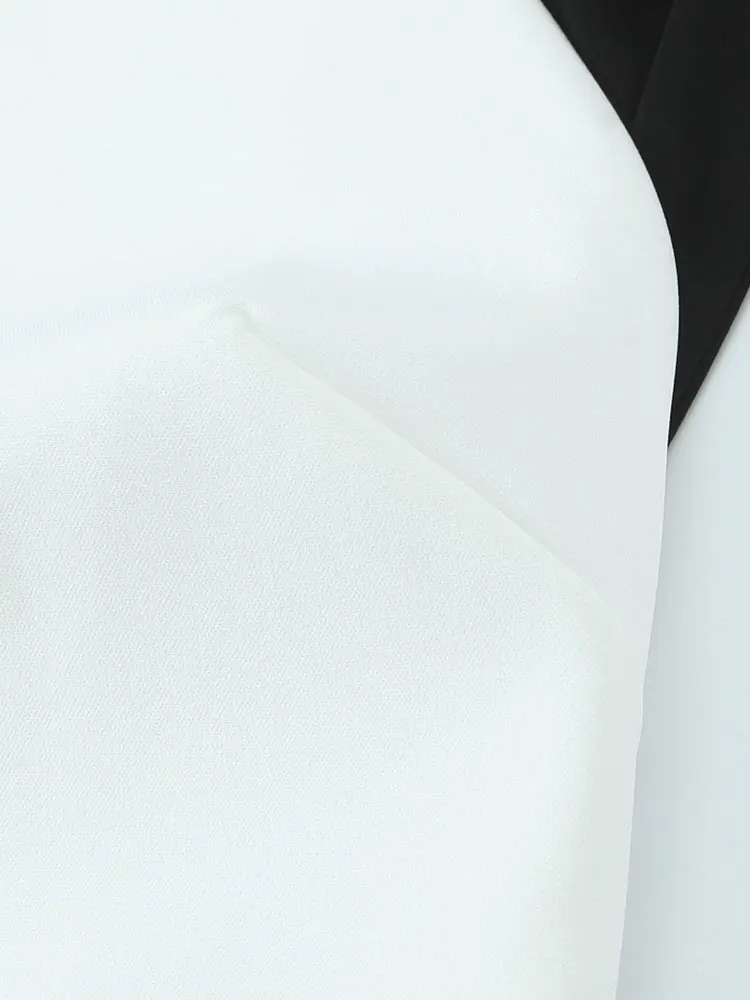 2025 Summer Women's Solid Mini Dress Splicing Design Dresses Women Sexy Backless Short Dress Elegant Slim Party Dresses